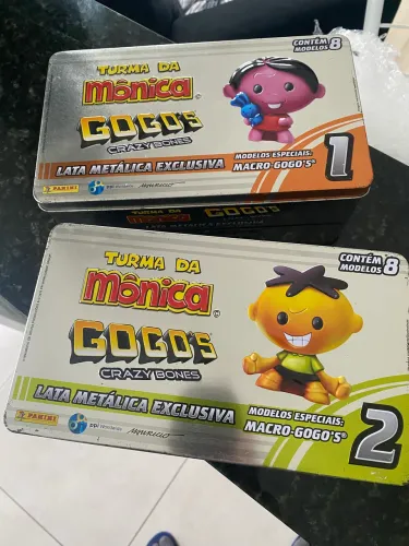 Coleção Gogos Turma da Mônica - Raridade Lata Metálica 