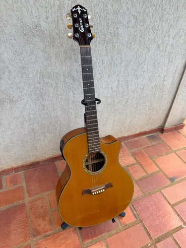 Violão Crafter GAE648CD/N (Made in Korea) - Tampo Maciço & Captação L.R. Baggs