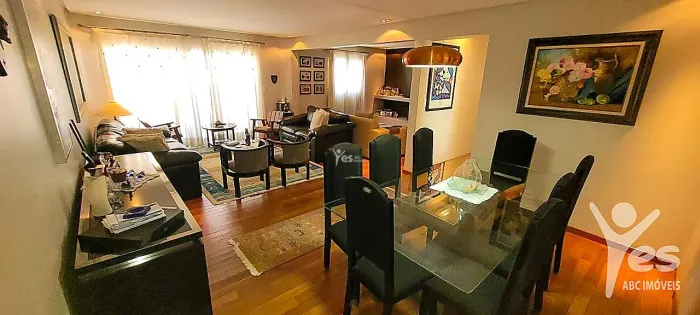 Apartamento de 141m², com planejados, 02 dormitórios sendo 01 suíte, 02 vagas de garagem -