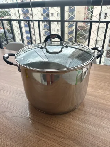 Caldeirão Inox 30cm 15 Litros Antiaderente Astro Tramontina - Tramontina Inox