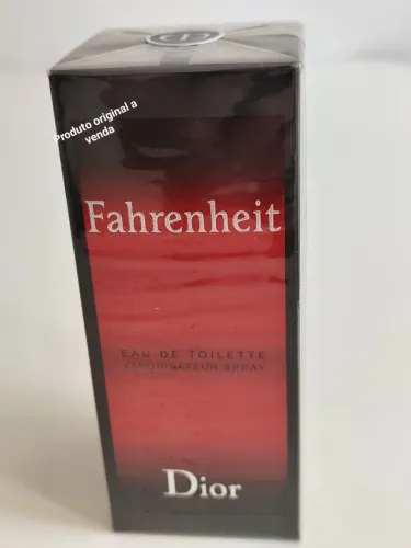 Fahrenheit, de Christian Dior, Eau de Toilette masc, 100 ml, na cx lacrado