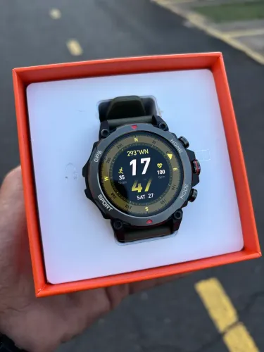 Smartwatch AuraFit G6 | GPS Integrado, Sincroniza com Strava