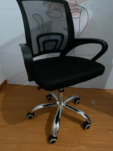 Cadeira de escritório begônia ergonômica com base giratória e tela mesh