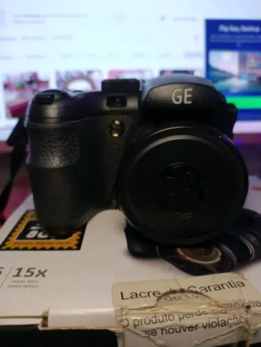 câmera digital ge x550 16mp preta