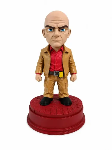 Hank Schrader Breaking Bad Boneco Colecionável 3d De 25 Cm