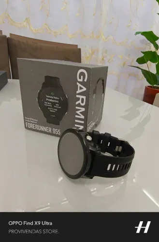Garmin Forerunner 955 GPS Multibanda Touchscreen 32GB Triathlon Smartwatch Premium ACT OLX