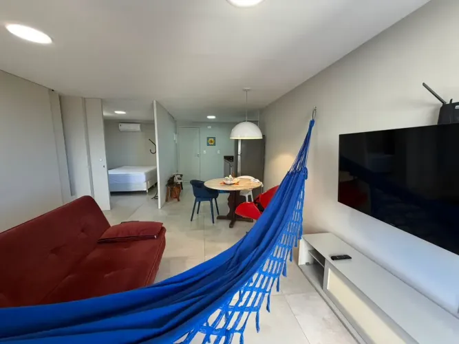 Apartamento 1 quarto predio frente mar no cabo branco.