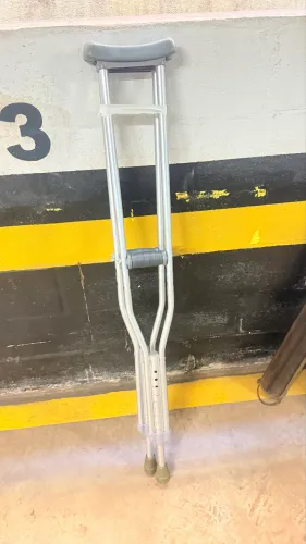 Muletas em alumínio