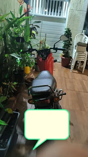 Moto POP vermelha 110oi