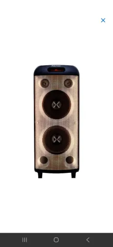 Caixa de som Polyvox 2000W Torre potente e luzes 