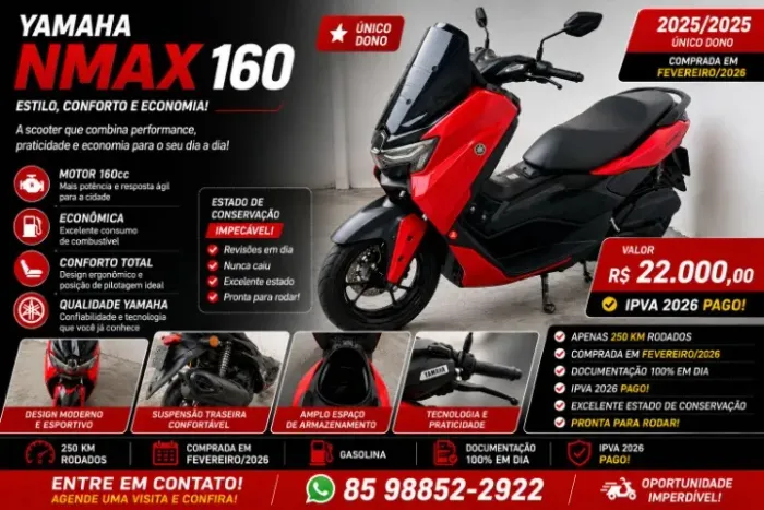 YAMAHA NMAX 160 - 2025/2025