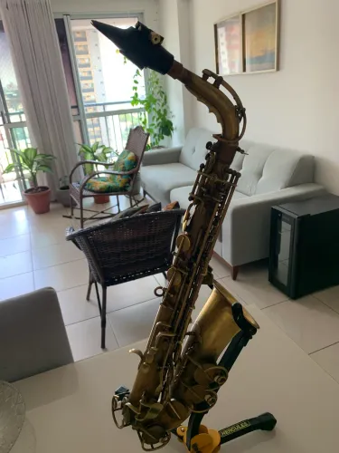 Sax alto com boquilha Vandoren