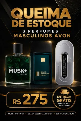LOTE PERFUME MASCULINO AVON