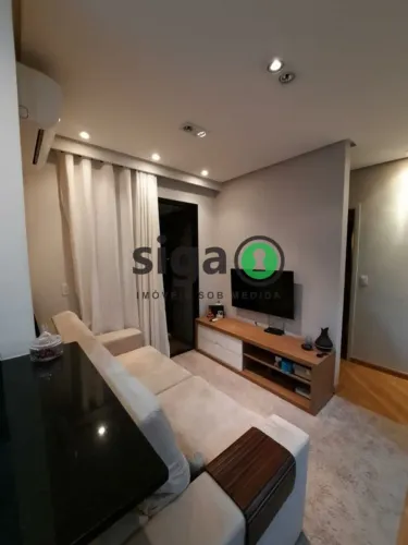 Apartamento á venda 38m² com vaga de garagem, localizado na Chácara Santo Antônio/São Pail