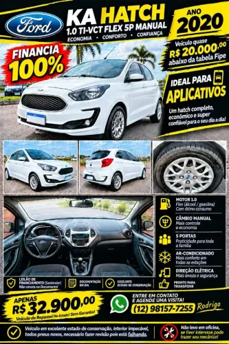 Ford KA 1.0 Se/se Plus Tivct Flex 5P 2020