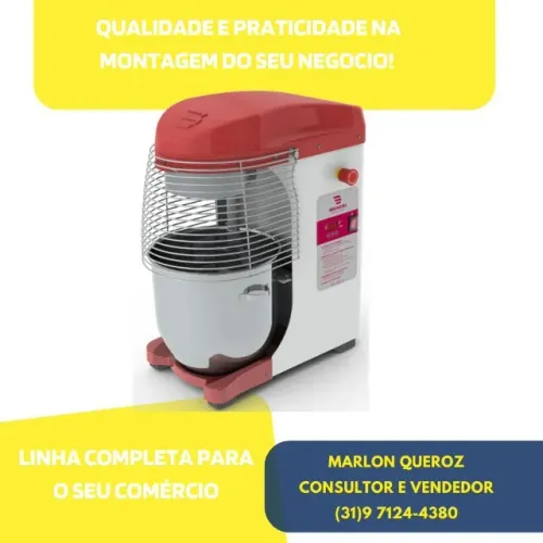 Batedeira planetária 18kg Braesi