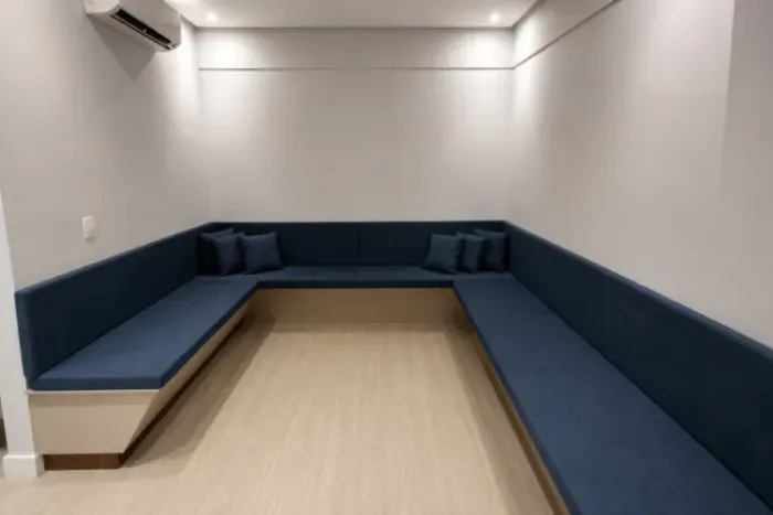 Banco alemão em U, 4 peças 