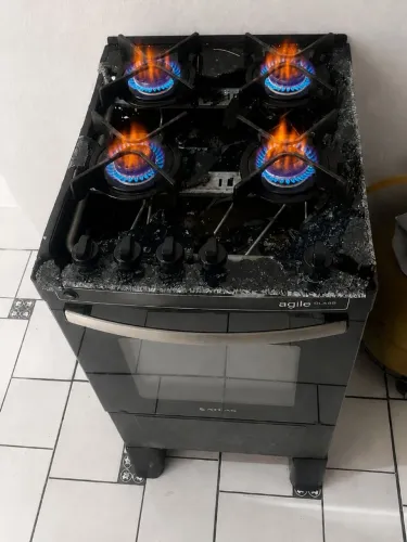 Fogão para conserto 