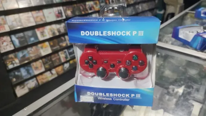 CONTROLE SEM FIO PS3 JÁ VAI COM CABO PRA CARREGAR