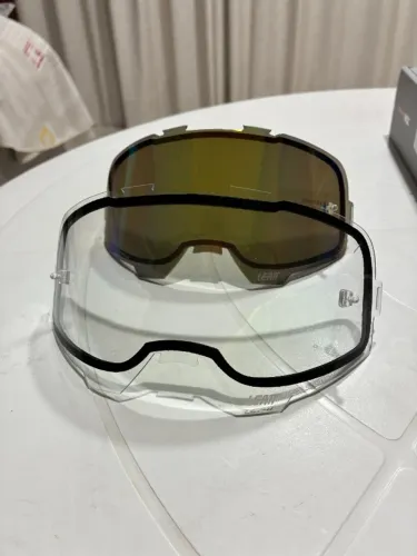 Lente Óculos Leatt Velocity 6.5 Amarela e Transparente