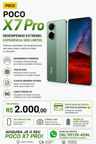 Poço X7 Pro 5G