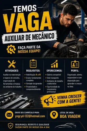 vaga de emprego inicio imediato