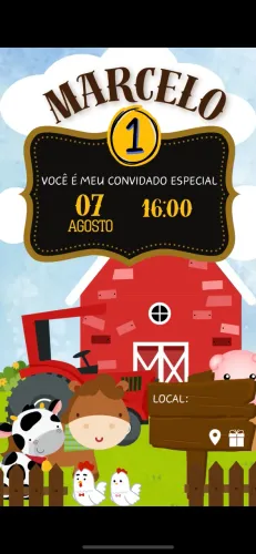 Convites digitais