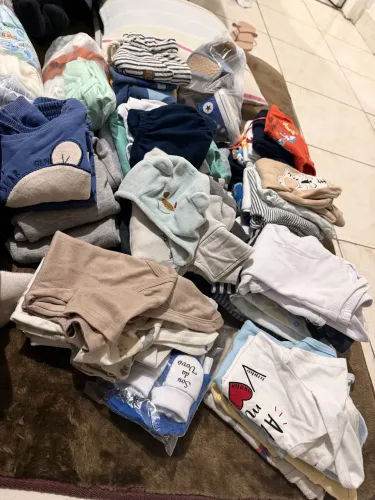 Lote roupa menino bebê + 56 peças