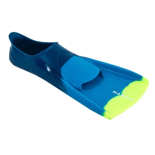 Nadadeira de Natação Pala Curta Nabaiji Azul e Verde