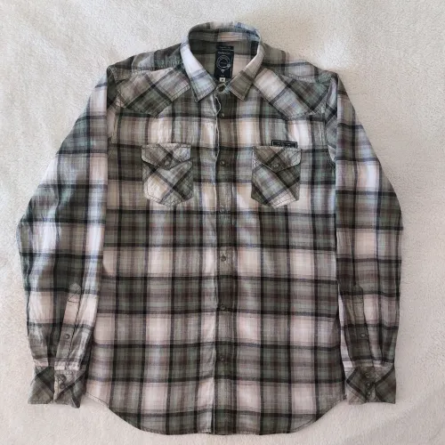camisa masculina diesel xadrez m