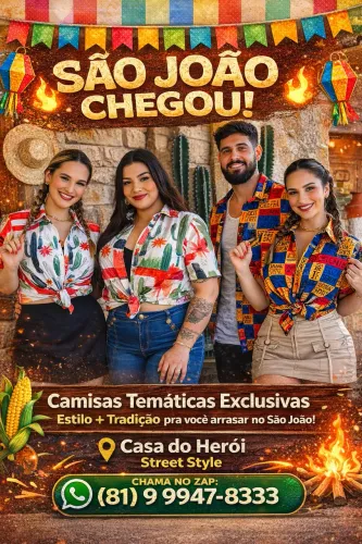 Camisas temáticas São João 