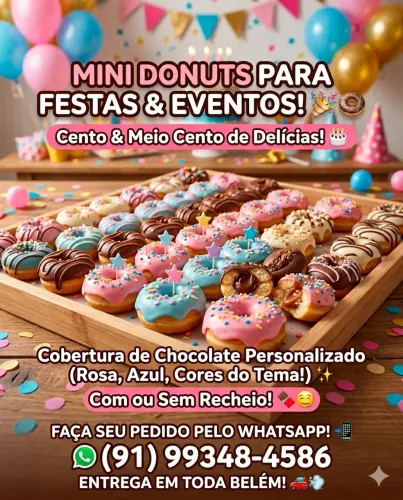 Mini Cake Donuts Personalizados