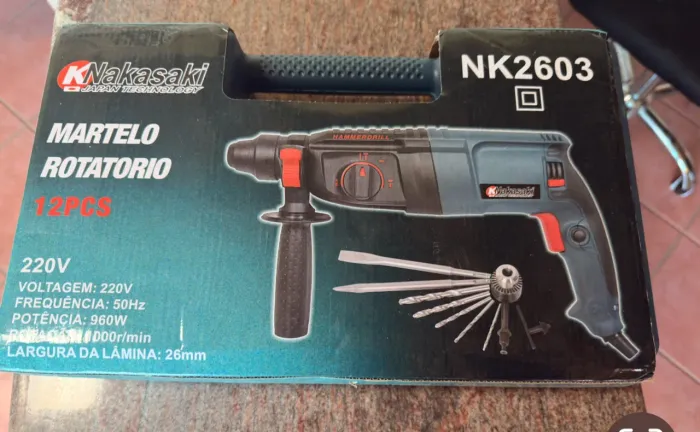 Martelete Rompedor 960w Função Furadeira Impacto 220V - Nakasaki
