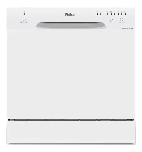Lava-louças Philco PLL08 de 8 serviços branca