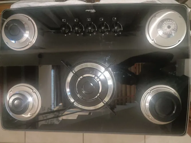 Fogão Cooktop Fisher nunca usado. Faltam algumas peças, fácil de encontrar no ML.
