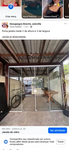 Janela de vidro