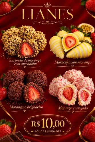 Morango cravejado