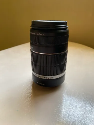 Lente 55 250 Canon