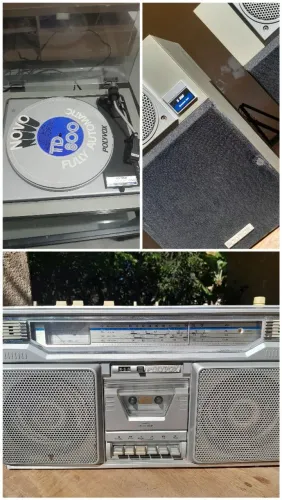 Kit Polyvox anos 80 - Rg800 + Td800 + Caixas Originais