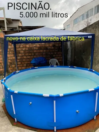 Piscina 5.000 litros Nova na Caixa Lacrada 