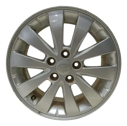 Roda Aro 15 5x100 Subaru Impreza 2009 1.5 Aut Prateado