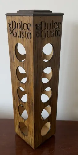 Porta-Cápsulas Dolce Gusto em MDF (Torre e Caixa Organizadora)