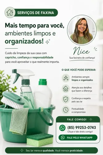 Faço faxina!