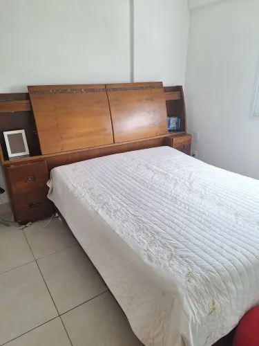 Cabeceira Madeira maciça cama Queen
