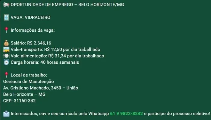 Vagas de Emprego
