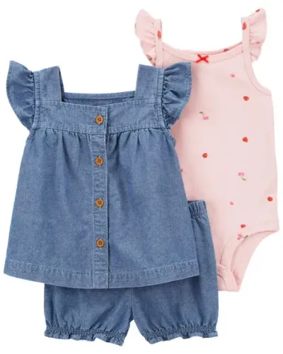 Conjunto 3 peças Carters 12 meses