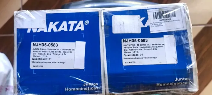  Par de Junta homocinética 22/25 para GM Onix /Cobalt/prisma 1.4 8v manual de 2012 a 201