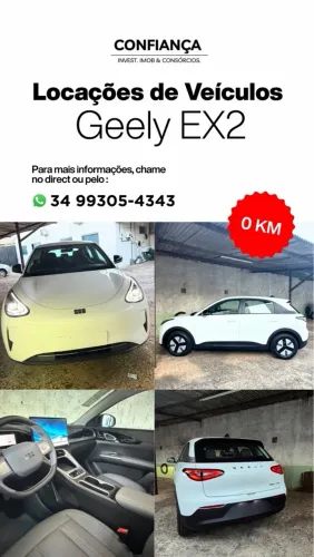 Geely Ex2 Locação - Aluguel Motorista Aplicativo