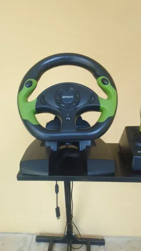 Console pilotagem automobilistico para jogos