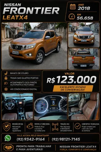Nissan Frontier LE CD 4X4 2.3 Bi-TB Diesel Aut. 2018